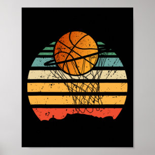 Bal op Basket Basketbal Sport Speler COA Poster