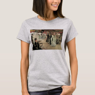 Bal op een schip door James Tissot, Victoriaanse k T-shirt
