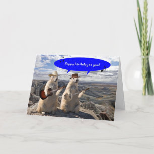 BAL POPULAIRE DANS LA CARTE D'ANNIVERSAIRE DE