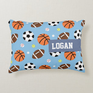 Bal Sport Thema Patroon Jongens Kamer Decoratie Accent Kussen