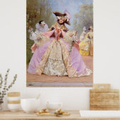 Bal Victorien Masquerade - Poster de Mardi Gras (Cuisine)