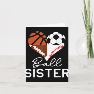 Bal Zus Basketbal Voetbal Honkbal Voetbal Kaart