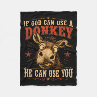 Balaam verhaal Als God een ezel kan gebruiken Hij Fleece Deken