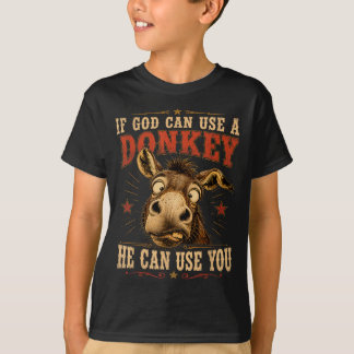 Balaam verhaal Als God een ezel kan gebruiken Hij T-shirt