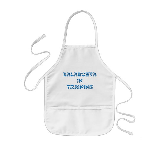 Balabusta in opleiding kinder schort (Voorkant)