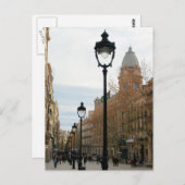 Balade à Barcelone - Portail del Angel Carte posta (Devant / Derrière)