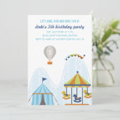 Balade, course et amusez-vous Invitation de fête d (Debout devant)