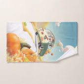 Balade en Citrouille lunaire (Serviette à main)