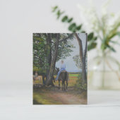 Balade le long de l'Art original carte postale (Debout devant)