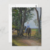 Balade le long de l'Art original carte postale (Devant / Derrière)