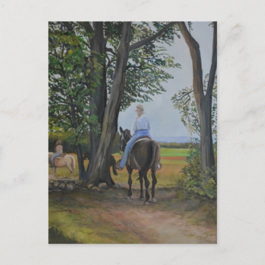 Balade le long de l'Art original carte postale (Devant)