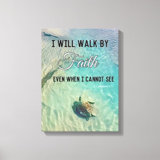 Balade par la foi murale toile (Recto)