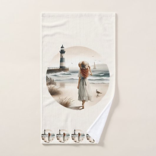 Balade Phare (Serviette à main)