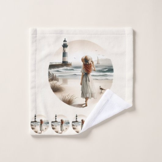 Balade Phare (Gant de toilette)