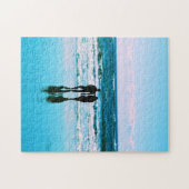 Balade romantique sur la plage Puzzle (Horizontal)