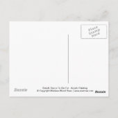 Baladi, Belly Dancer Beauful Art Briefkaarten (Achterkant)