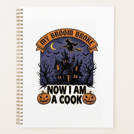 Balai Cassa Sorcière Halloween Cuisine Jeu de mots (Devant)