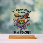 Balai Cassé Professeur Halloween Citrouille Chapea (Neutre)