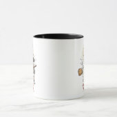 Balai de sorcière fantôme – Tasse Halloween (Centre)