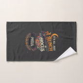 Balai de sorcière Hocus Pocus Chat noir Chaudron m (Serviette à main)