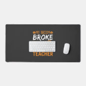 Balai d'Halloween de professeur de maths drôle (Clavier et souris)