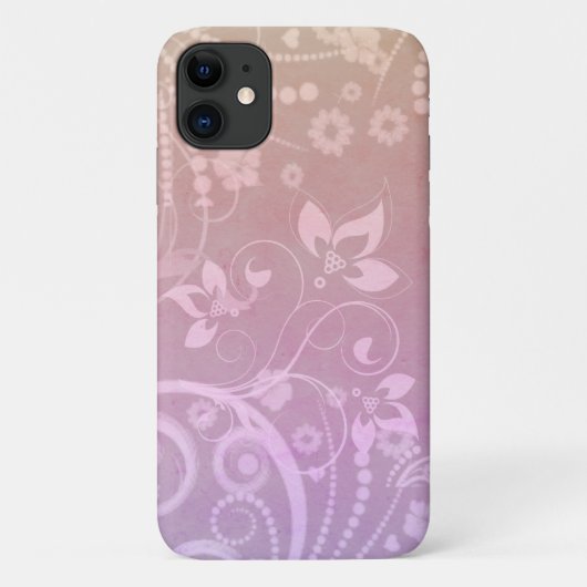 Balais blancs sur coque iphone pastel (Dos)