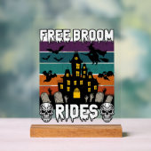 Balais Gratuits Halloween Maison Hantée Sorcière S (Neutre)