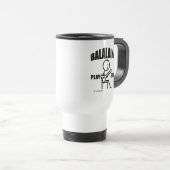 Balalaika Jouer Fille Voyage Mug (Devant droit)
