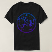 Balam Sigil vormt uw toekomstige blauwe verloop T-shirt (Design voorkant)