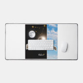 Balance Astrology Eclipse and Moon Surreal Poster (Clavier et souris)