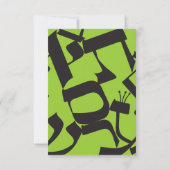 BALANCE PARFAITE Carte de Bat mitzvah de soirée Ba (Dos)