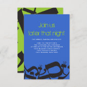 BALANCE PARFAITE Carte de Bat mitzvah de soirée Ba (Devant / Derrière)