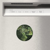 Balance tordue Magnet rond d'art Abstrait (In Situ (Lave-vaisselle))