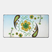 Balanced Bloom – Fleurs Vertes et Jaunes Douces (Recto)