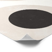 Balanced Circles – Neutral Abstract Wall Art Poster (Hoek)