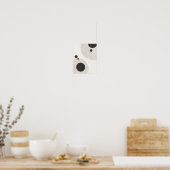 Balanced Circles – Neutral Abstract Wall Art Poster (Keuken)