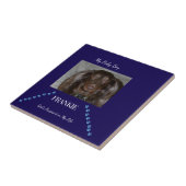 Balanced Pawprint Blessing Keepsake Tegeltje (Zijkant)