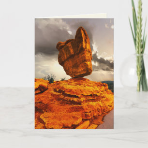 Balanced Rock, Colorado, Southwest, Blank Inside Kaart