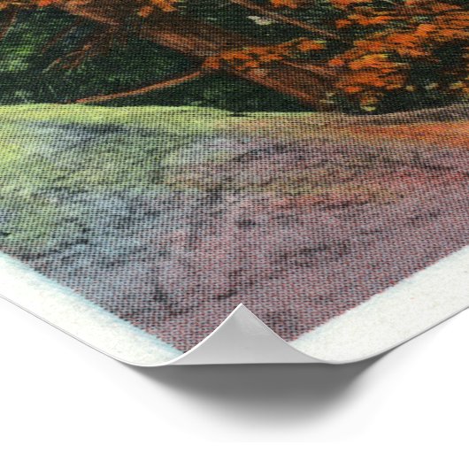 Balanced Rock Uitzicht of Fulton Chain of Lakes Poster (Hoek)