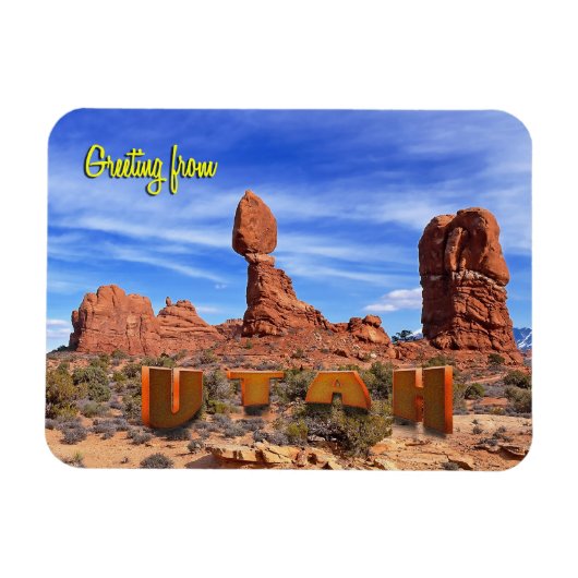 Balanced Rock, Utah Magneet (Horizontaal)