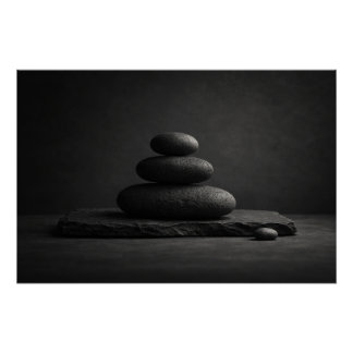 Balanced Silence Perfect Poster