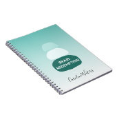 Balanced Zen Stones Brain Injury Recovery-metafoor Notitieboek (Rechterzijde)