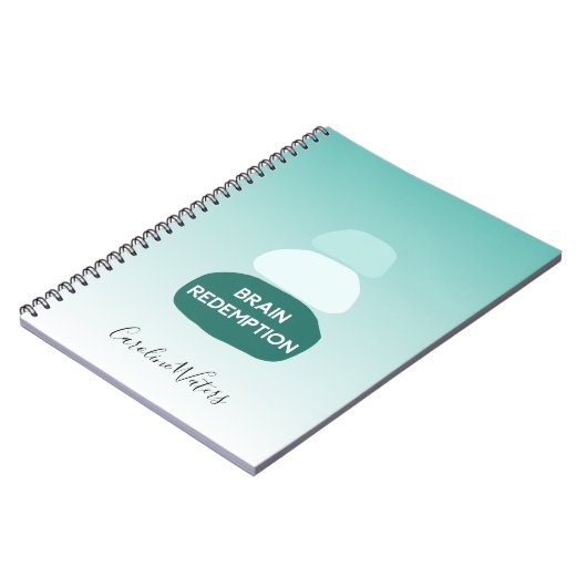 Balanced Zen Stones Brain Injury Recovery-metafoor Notitieboek (Linkerzijde)