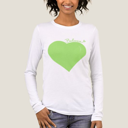 Balanceer je stemming - Tri-Blend shirt (Voorkant volledig)