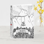 Balancer et aimer ensemble - Carte (Fleur jaune)