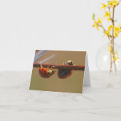 Balanceren lieveheersbeestjes Natuur Fotografie Op Kaart (Gele Bloem)