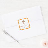 Balancerende Circusbeer Cadeau Label (Envelop)