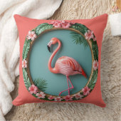 Balancerende Flamingo Kussen (Deken)