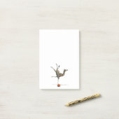 Balancerende Giraffe Post-it® Notes (Op bureau)