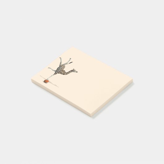 Balancerende Giraffe Post-it® Notes (Schuin)